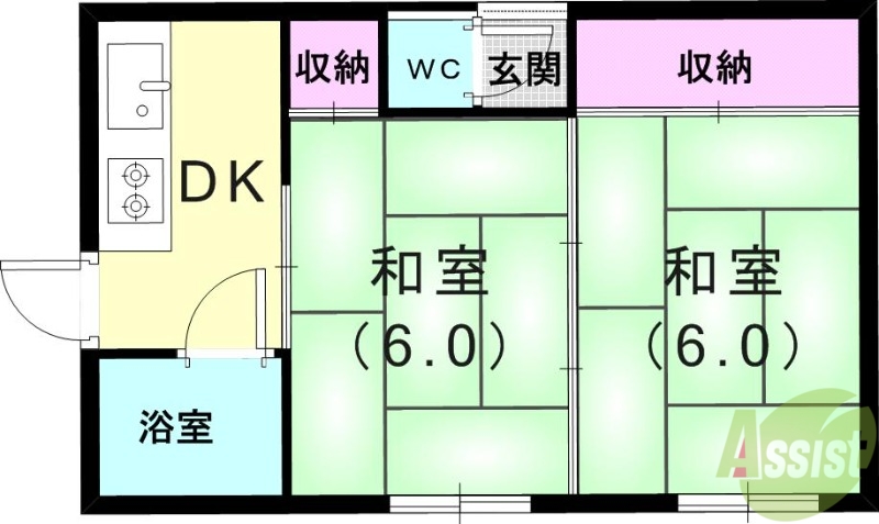 氷室町松下アパートの間取り写真