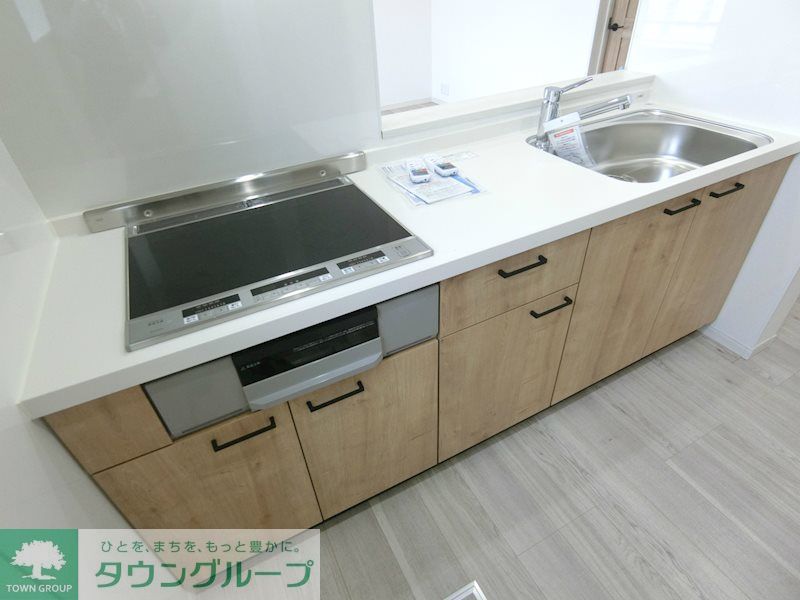 キッチン　2口IHキッチンなのでお料理好きな方にもオススメです！