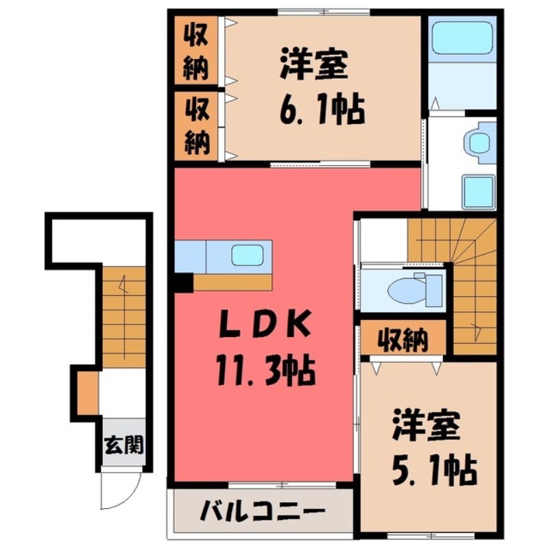 ルーチェの間取り写真
