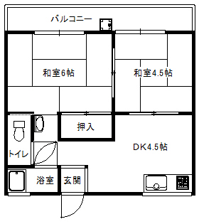 メイプルハイツの間取り