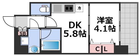 スプランディッド安土町の間取り