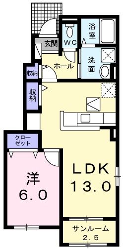 サンライズ七番館の間取り