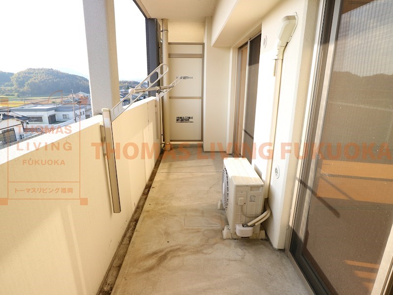 バルコニー　奥行きのあるバルコニーです。