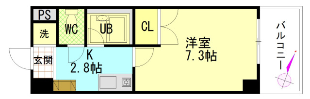 シャンテ中垣の間取り