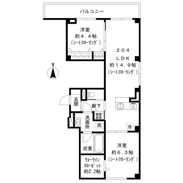 【skye池上の間取り】