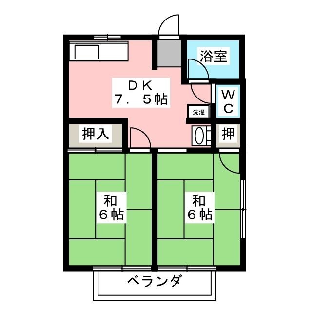 シティハイムマエダの間取り