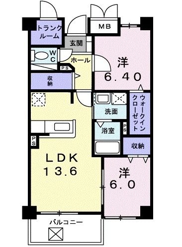 Ｋ・Ｔエミネンスヒルズの間取り