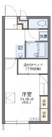 レオパレス三康の間取り