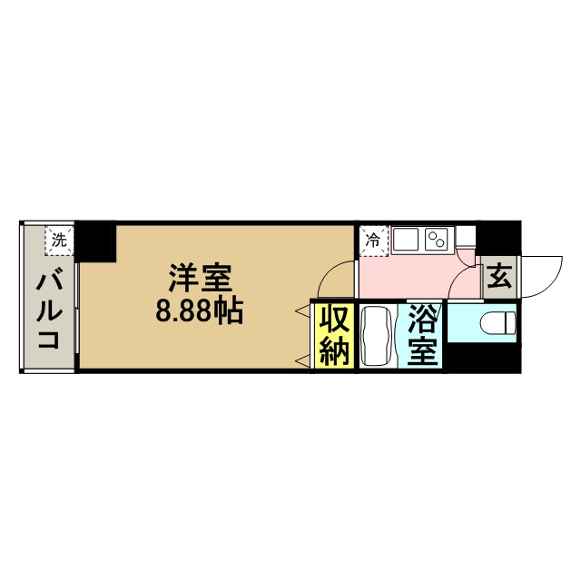 アリビオ博多駅東の間取り