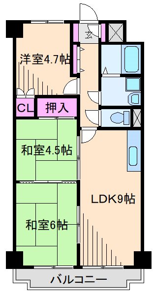 リブェールヒルズ早渕の間取り