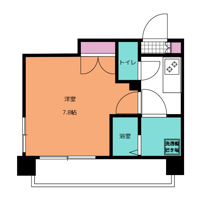 メイクス矢場町IIの間取り