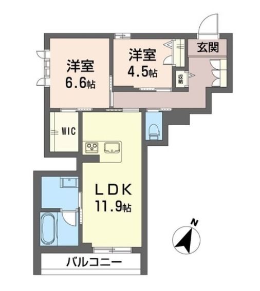 つくば市みどりの東のマンションの間取り