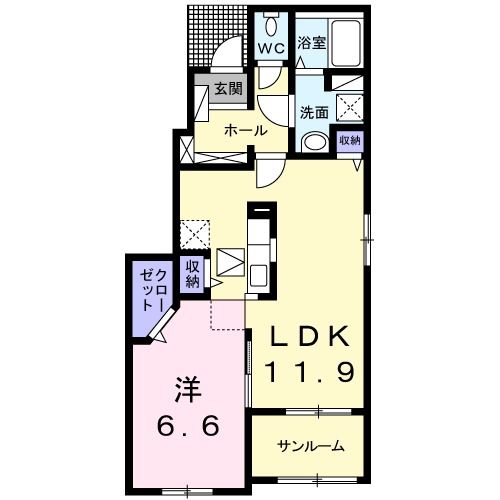 オルテンシアIの間取り