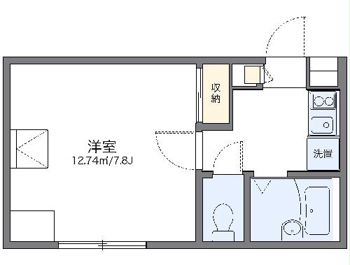 レオパレス中里の間取り