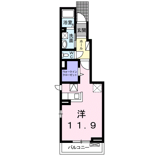 プラージュ　K　の間取り