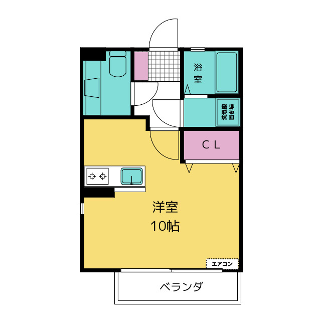 クレールＳの間取り