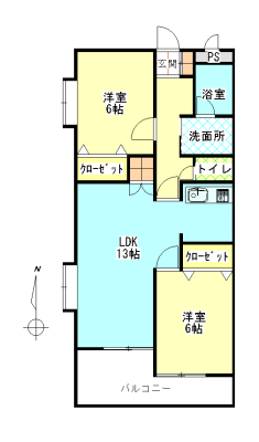 ハイクオリティIIIの間取り