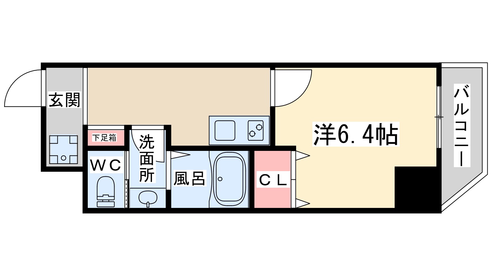 イベリスコートの間取り