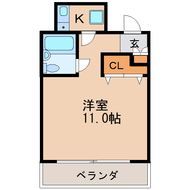 ラフィネ新栄の間取り