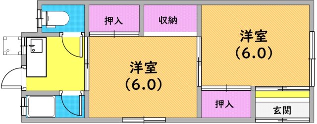 ネスト長田の間取り