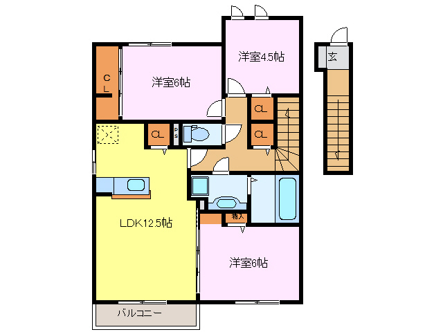 ベルツリーの間取り