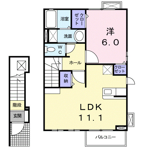 クラールIIの間取り