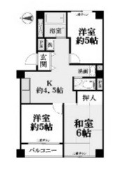 横浜市鶴見区本町通のマンションの間取り