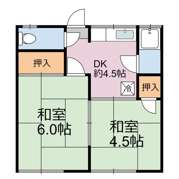 白川荘の間取り