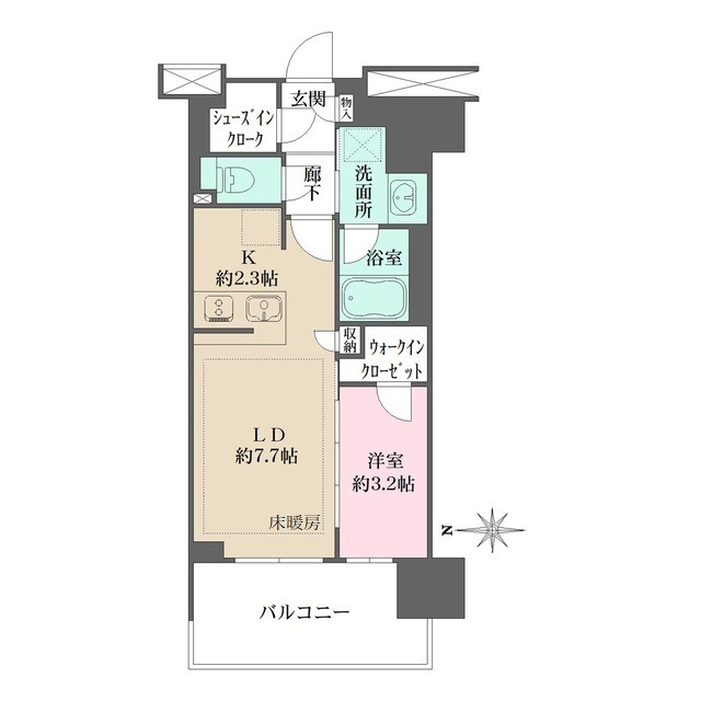 リニアゲートタワー名古屋の間取り