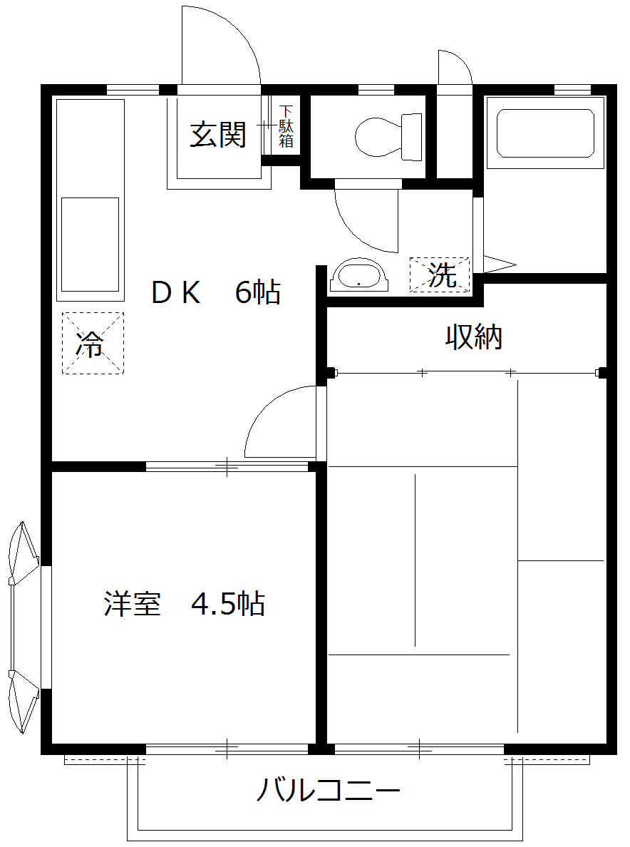 ピュアリティ多摩の間取り