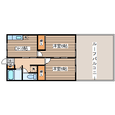 ファミーユ中野の間取り