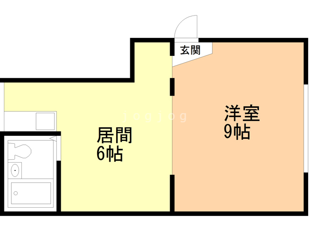 札幌市白石区菊水三条のマンションの間取り