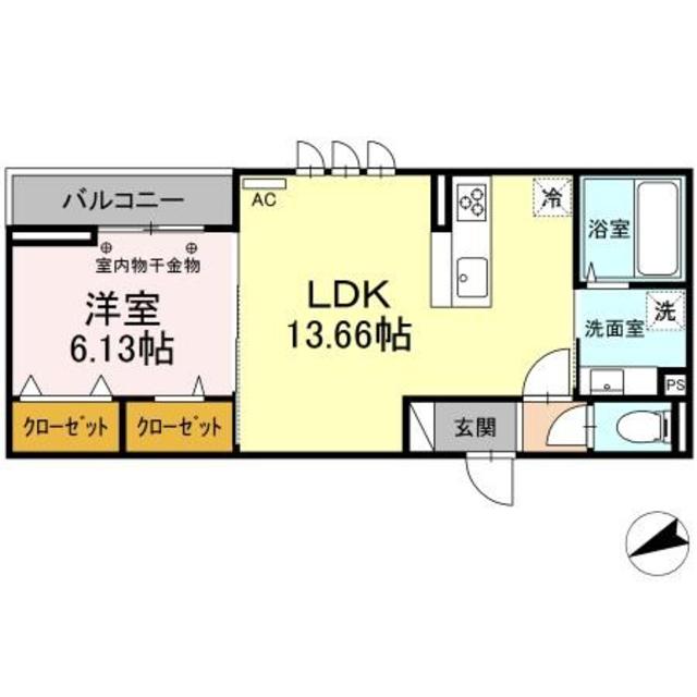 Ｄ－ｒｏｏｍＴ．ＭIIの間取り