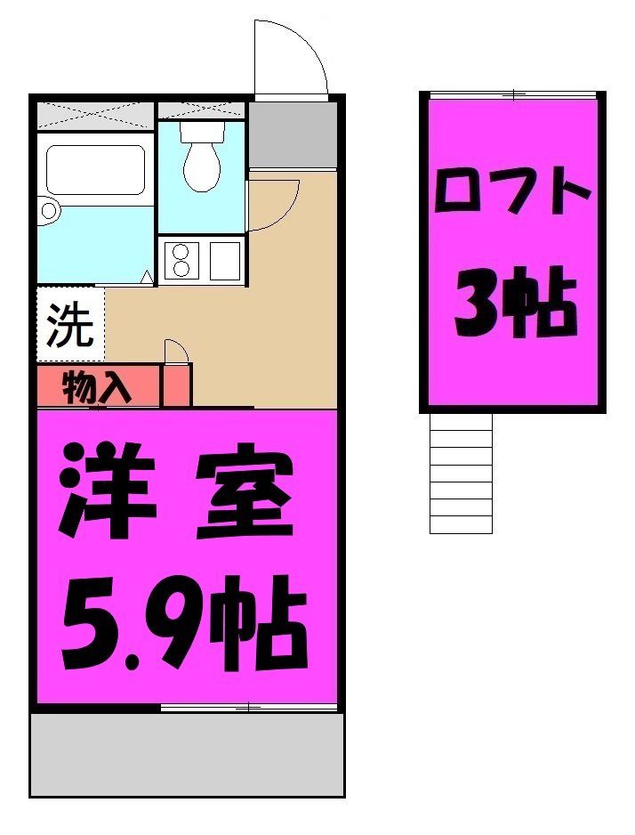 ケーンの間取り