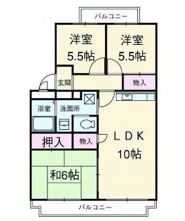 メドー湘南の間取り