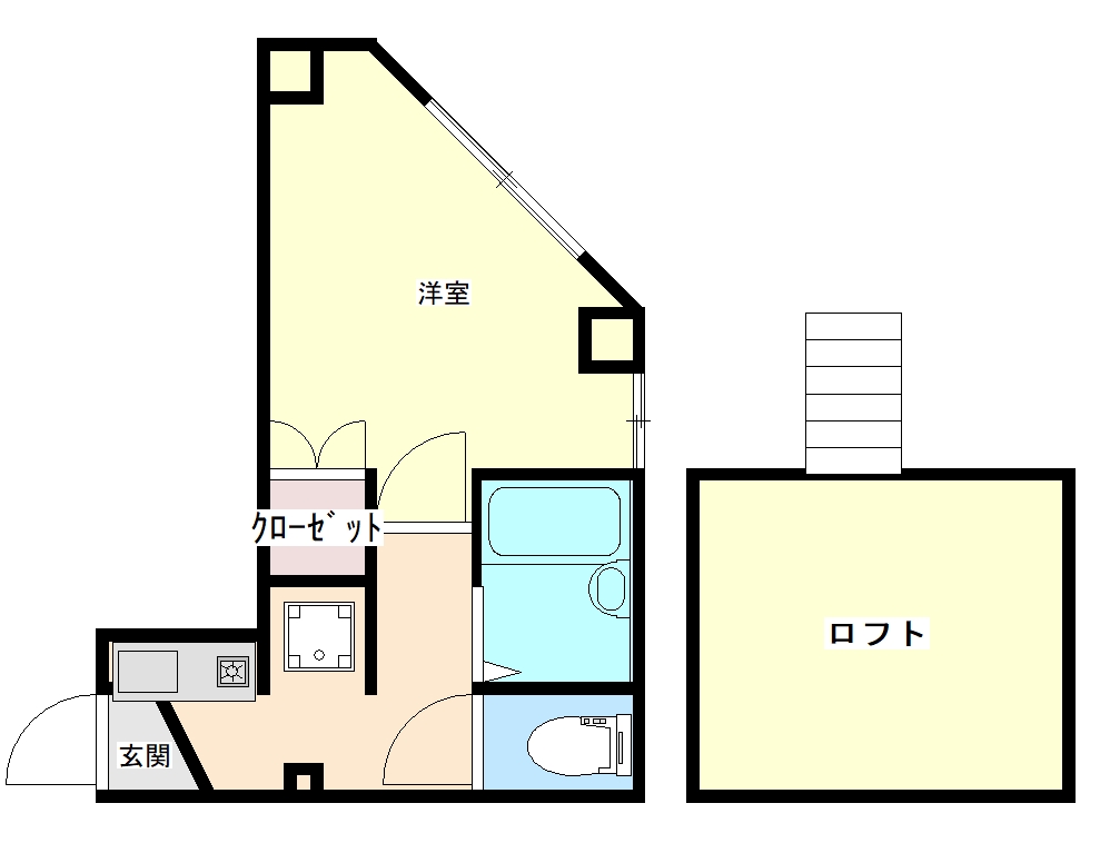 プリムールNIBの間取り