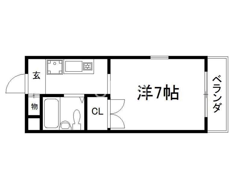 西尾マンションの間取り