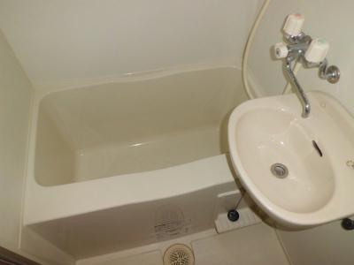 バス・シャワールーム　洗面台付バスルーム。