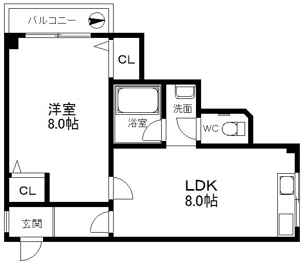 キリシマハイツの間取り