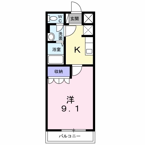 バンベール文京の間取り