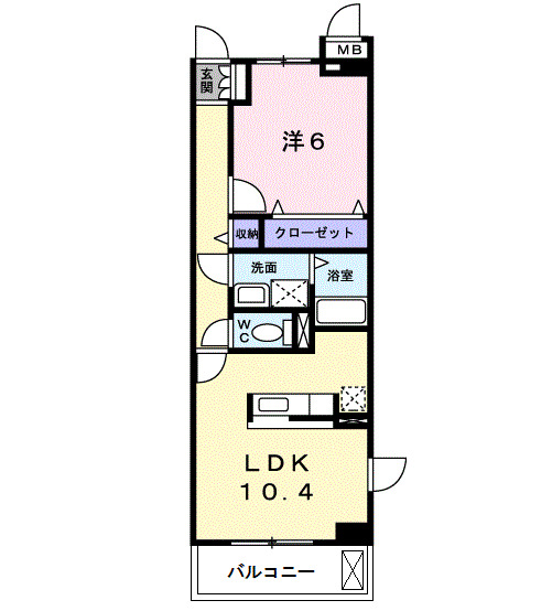 プラネットDの間取り