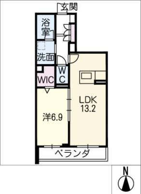 ソルエクラ春岡の間取り