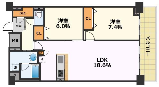 ロイジェント日吉IIの間取り