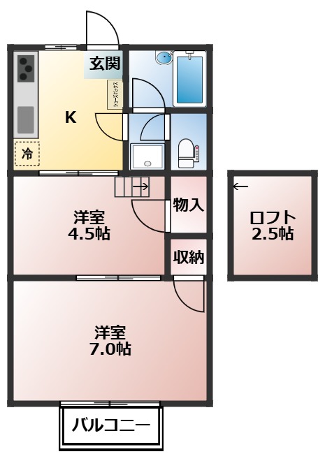 ポイントスクエア小泉の間取り