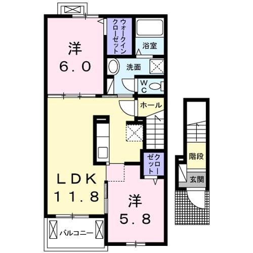 アン・ボヌールの間取り