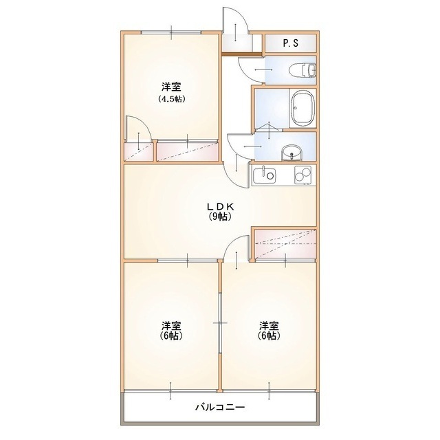 クラール・N_間取り_0