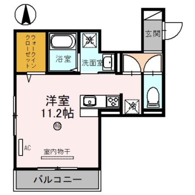 D-ROOM北田辺丁の間取り