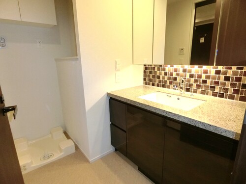 洗面設備　洗面台　※前回募集時2018年6月撮影