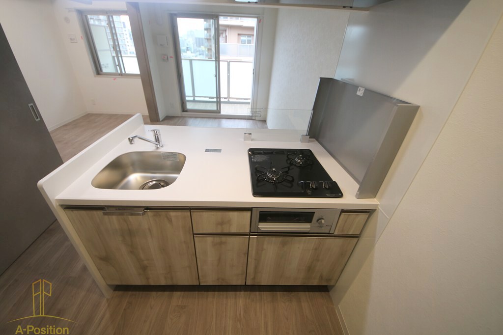 キッチン　プレサンス京橋ＧＲＥＥＮ　ＹＡＲＤアルミラ