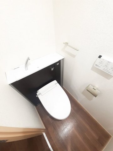 トイレ　ゆったりとした空間のトイレです